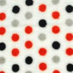 Rote Pünktchen Weiß