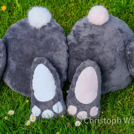 Kuschelkissen-Kaninchenpopo